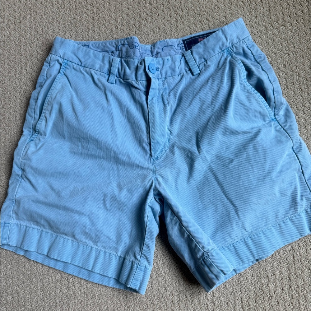 Vineyard Vines Sky Blue Flat Front Shorts